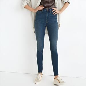 Madewell 10" Roadtripper High Rise Skinny Jeans Blue Size 28